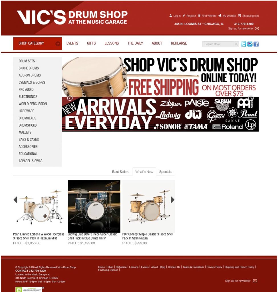 Vic's Drum Shop